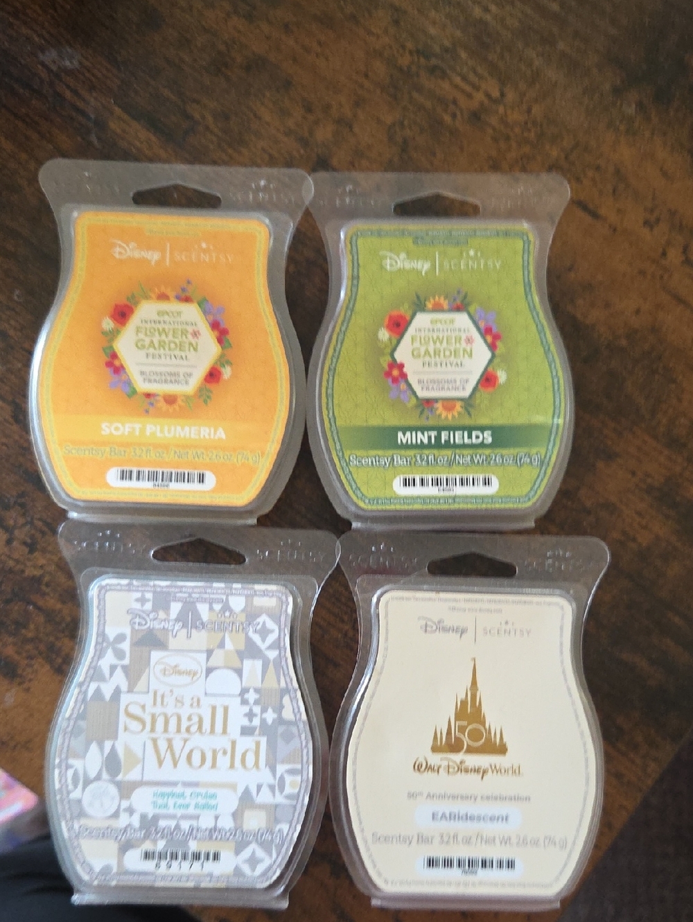 Scentsy Disney Wax Bar Set - 4 Bars